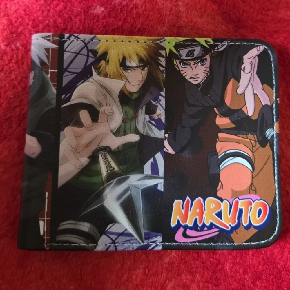 New Naruto anime manga leather wallet